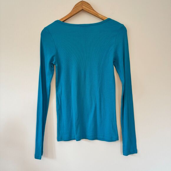 Armani Exchange Women's Blue Scoop Neck Sweater Size Large - Picture 2 of 4